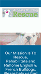 Mobile Screenshot of albertabulldogrescue.com