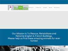 Tablet Screenshot of albertabulldogrescue.com